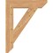 Ekena Millwork Traditional Slat Smooth Bracket, Western Red Cedar, 5 1/2"W x 30"D x 38"H BKT06X30X38TRA06SWR - alternate 4